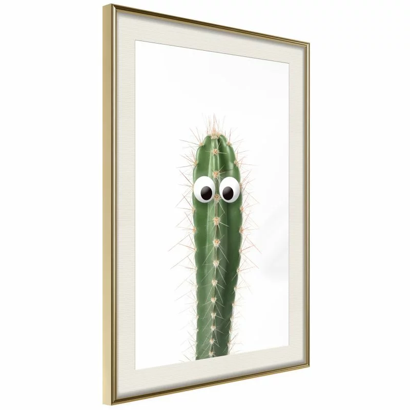Plakat - Śmieszny kaktus I - obrazek 1