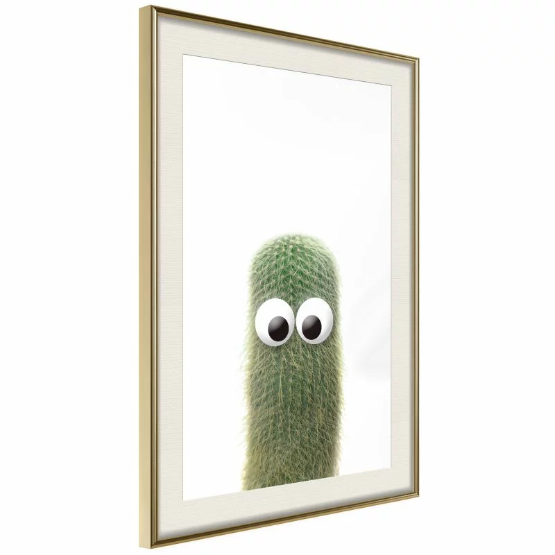 Plakat - Śmieszny kaktus IV