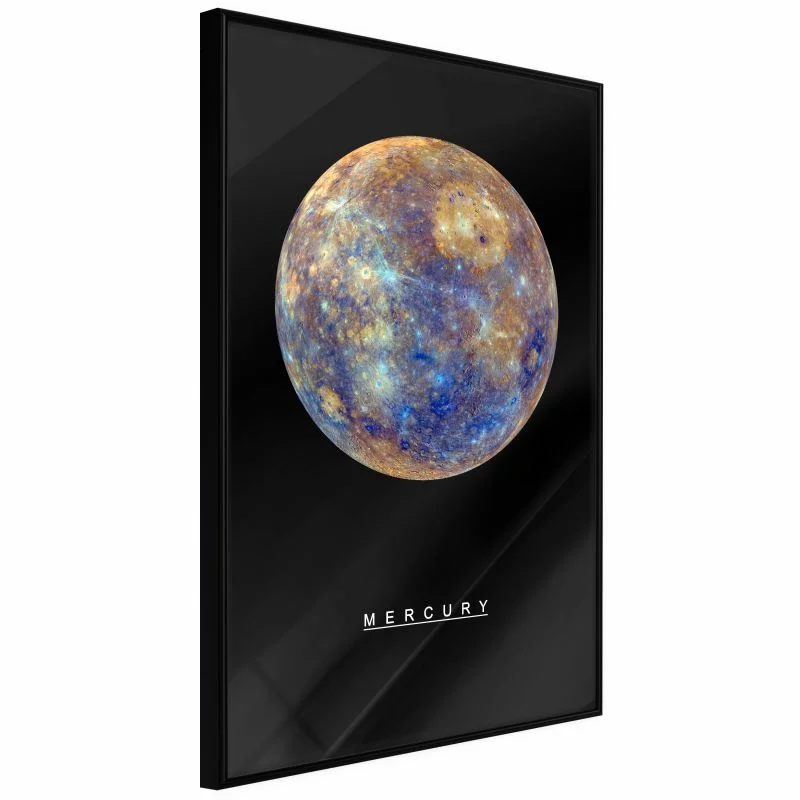 Plakat - Układ słoneczny: Merkury