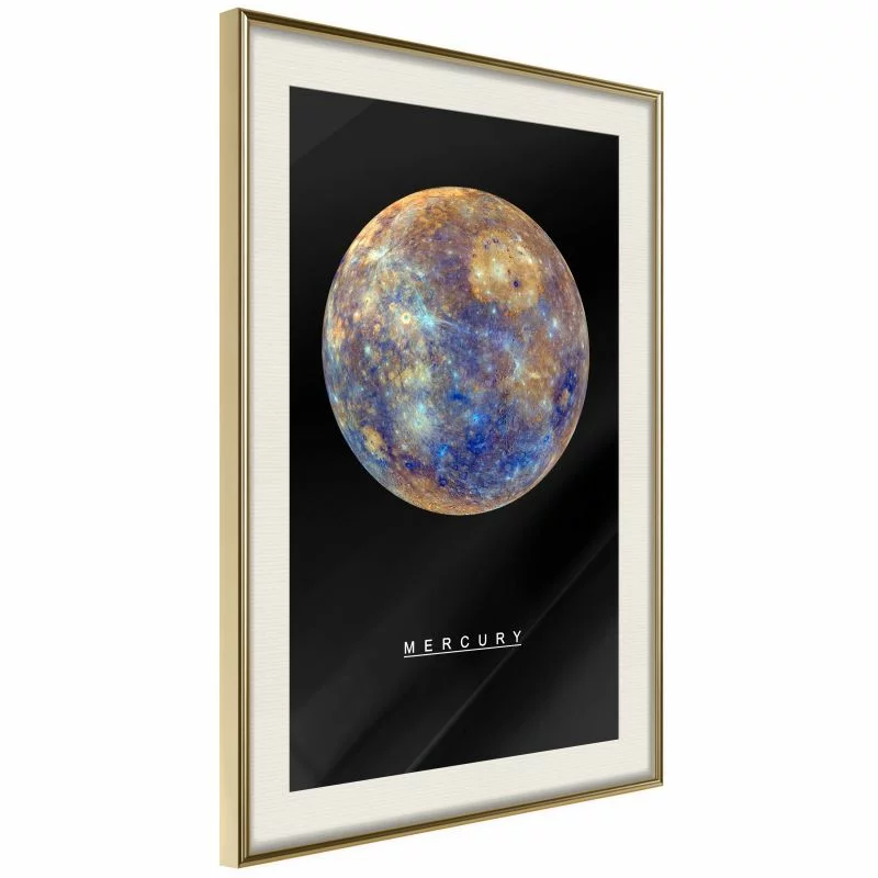 Plakat - Układ słoneczny: Merkury