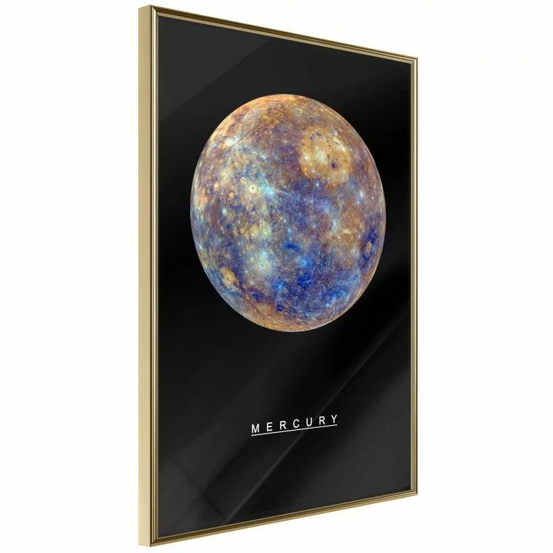 Plakat - Układ słoneczny: Merkury - obrazek 1