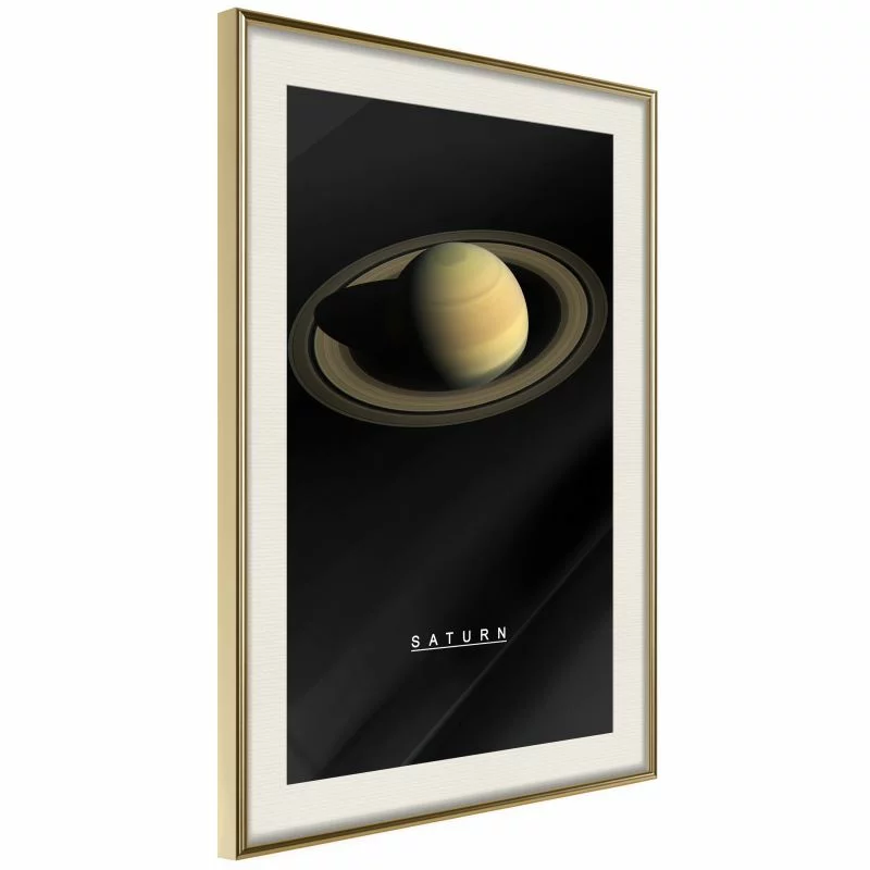 Plakat - Układ słoneczny: Saturn - obrazek 1