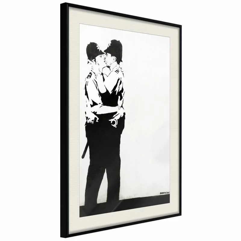 Plakat - Banksy: Kissing Coppers II - obrazek 1