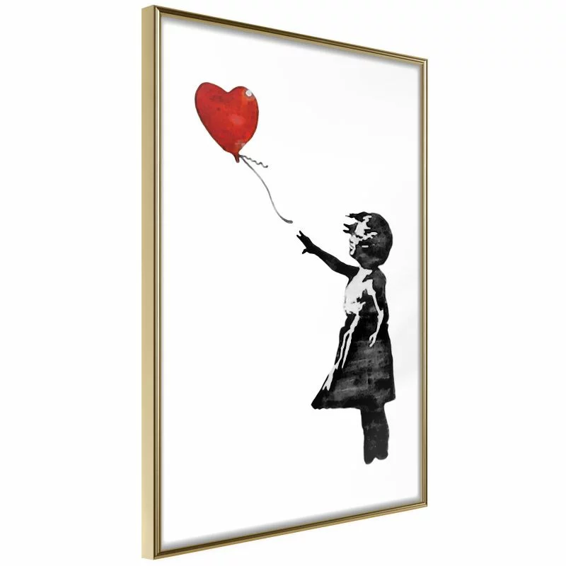 Plakat - Banksy: Girl with Balloon II - obrazek 1