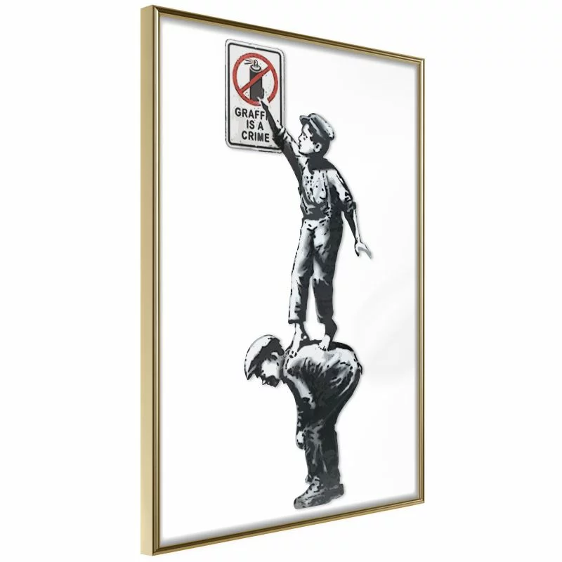 Plakat - Banksy: Graffiti Is a Crime - obrazek 1