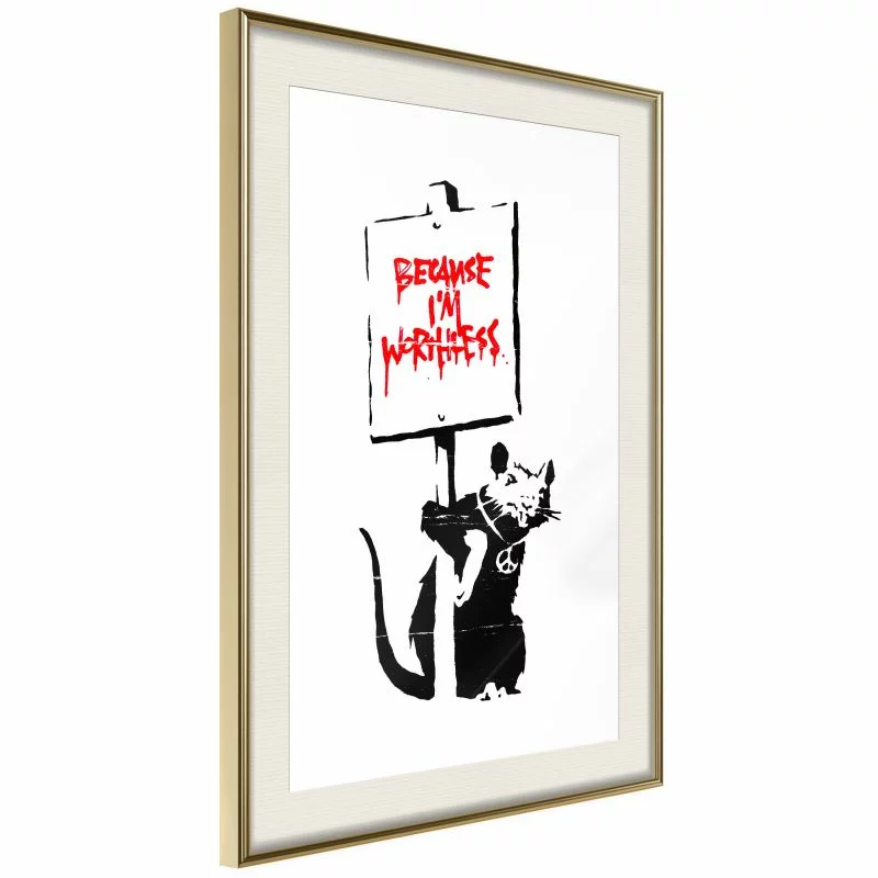 Plakat - Banksy: Because I’m Worthless - obrazek 1