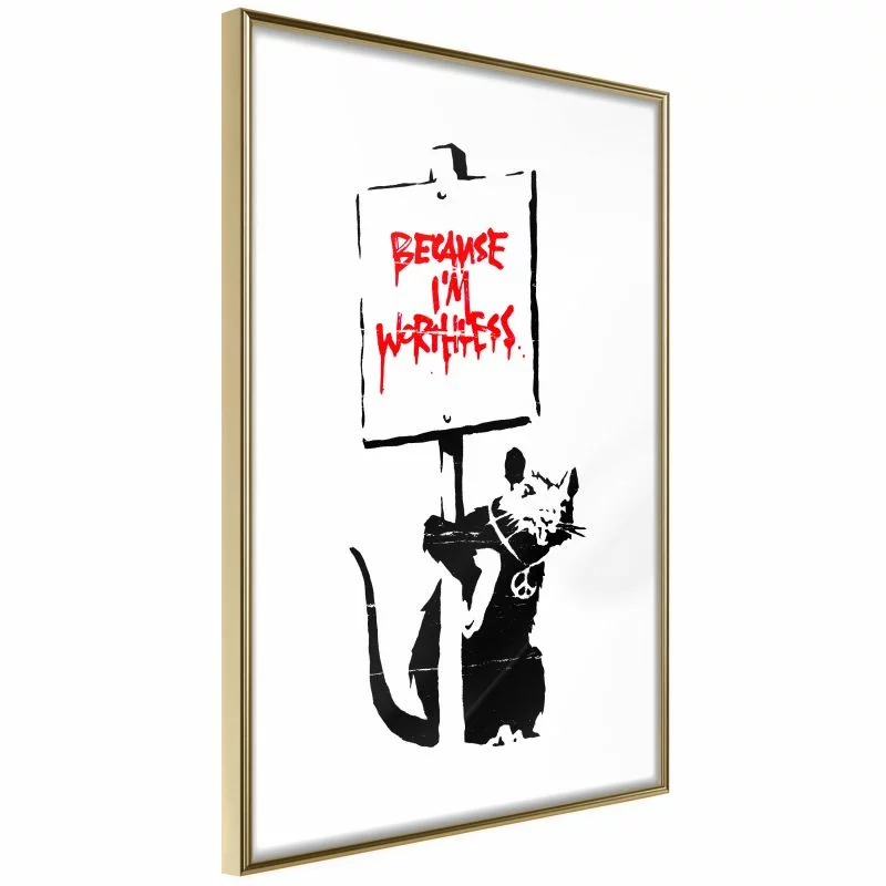 Plakat - Banksy: Because I’m Worthless - obrazek 1