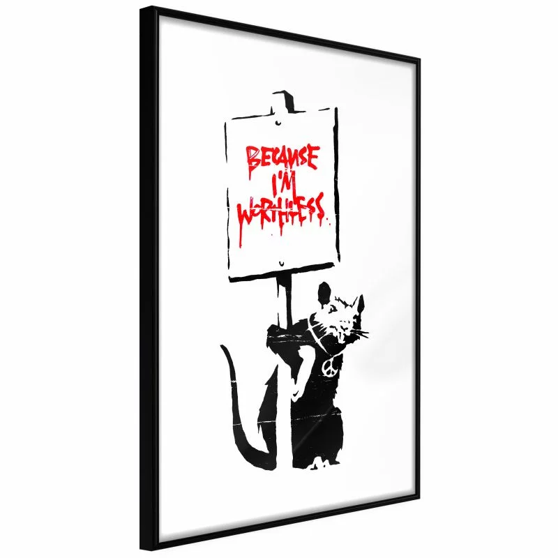 Plakat - Banksy: Because I’m Worthless - obrazek 1