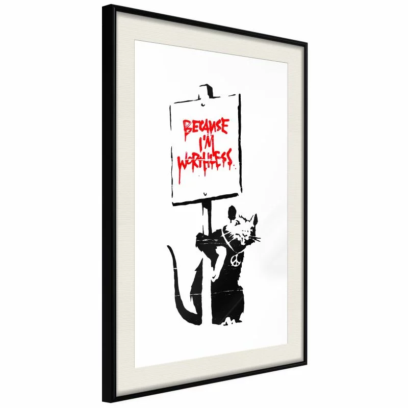 Plakat - Banksy: Because I’m Worthless - obrazek 1