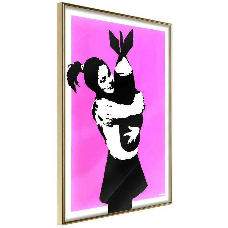 Plakat - Banksy: Bomb Hugger - obrazek 1