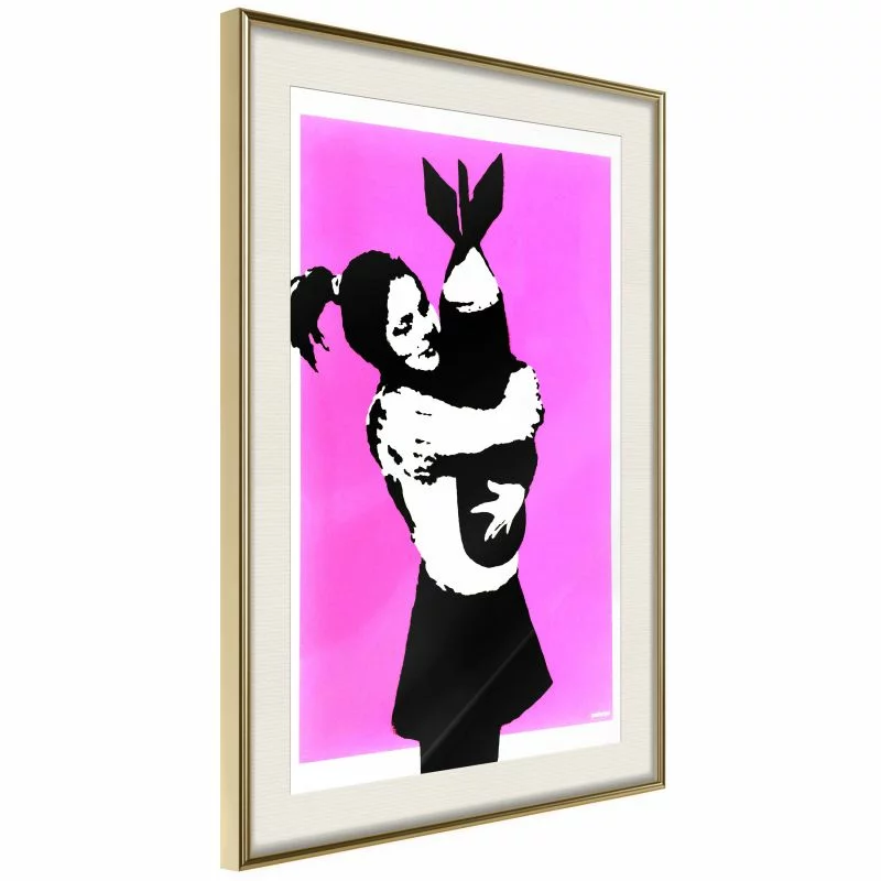 Plakat - Banksy: Bomb Hugger - obrazek 1