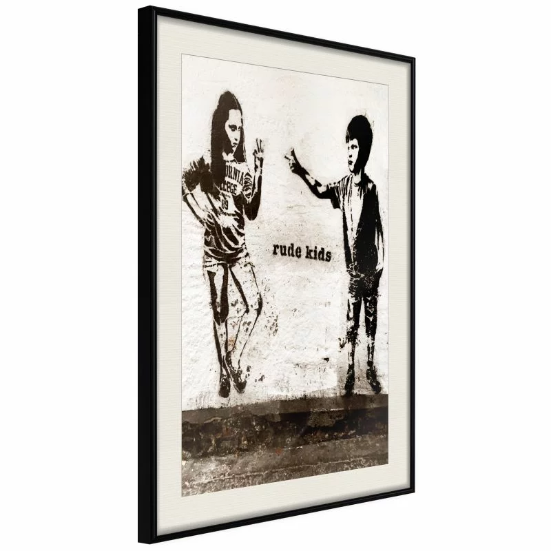 Plakat - Banksy: Rude Kids - obrazek 1
