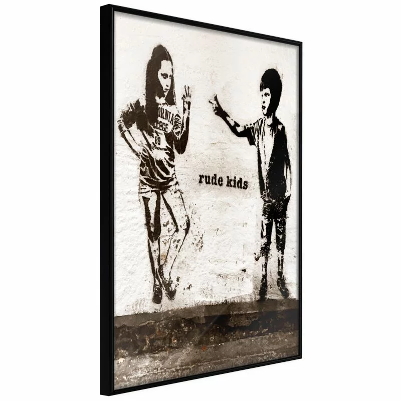 Plakat - Banksy: Rude Kids - obrazek 1