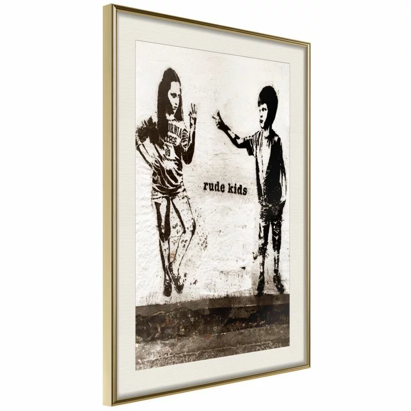 Plakat - Banksy: Rude Kids - obrazek 1