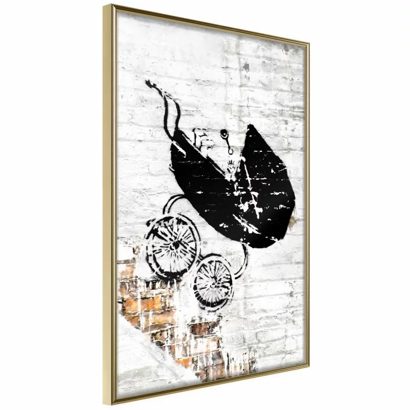 Plakat - Banksy: Baby Stroller - obrazek 1