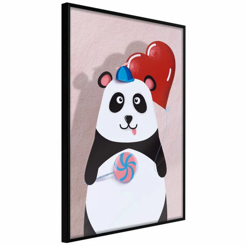 Plakat - Szczęśliwa panda - obrazek 1