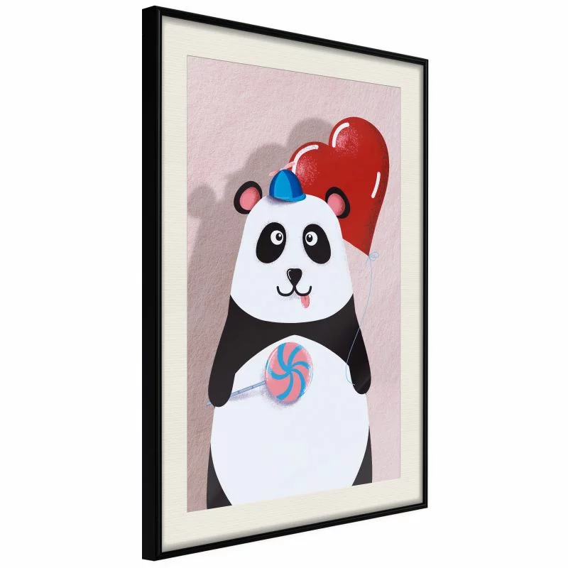 Plakat - Szczęśliwa panda - obrazek 1