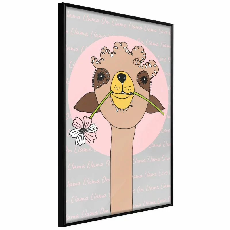 Plakat - Urocza lama - obrazek 1