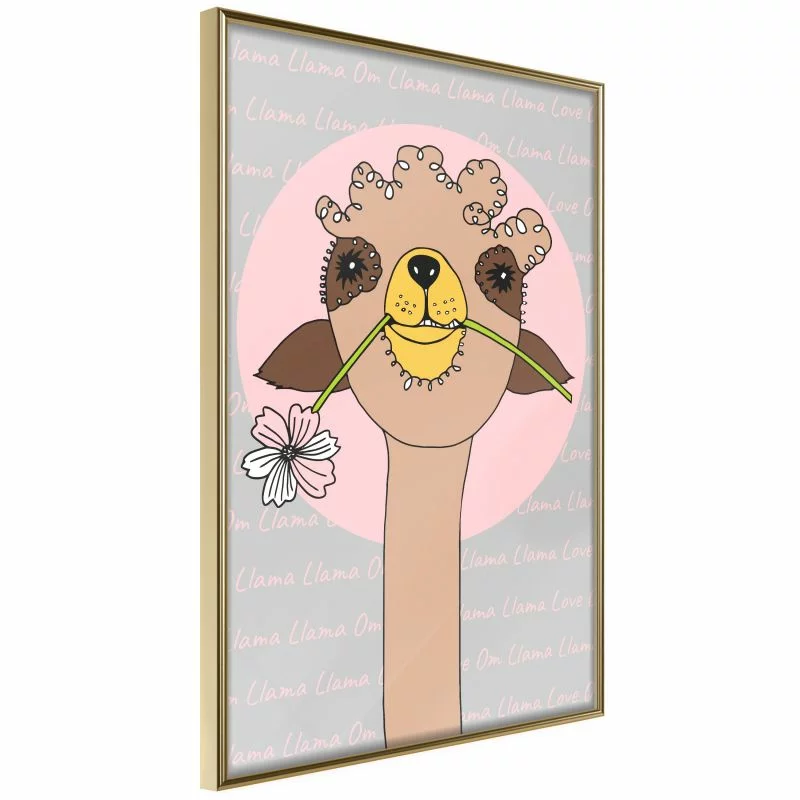 Plakat - Urocza lama - obrazek 1
