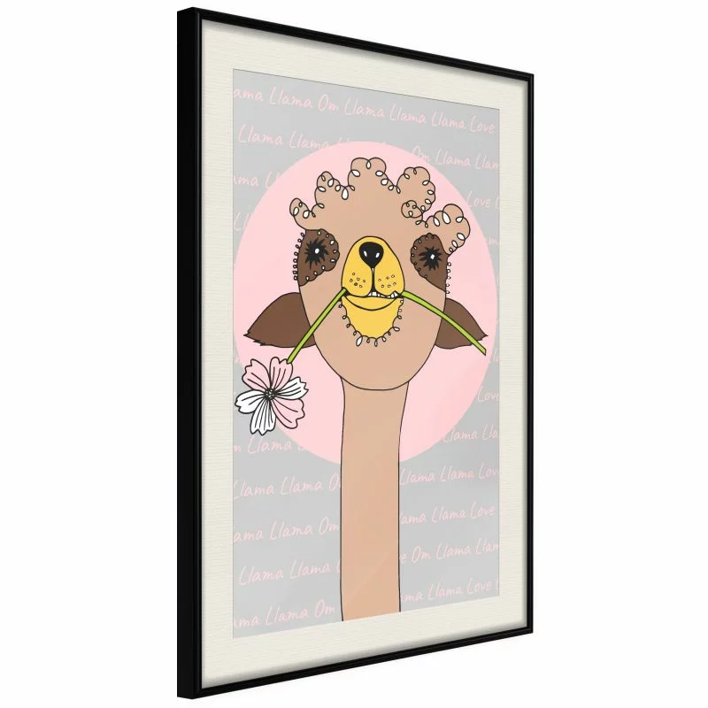 Plakat - Urocza lama - obrazek 1