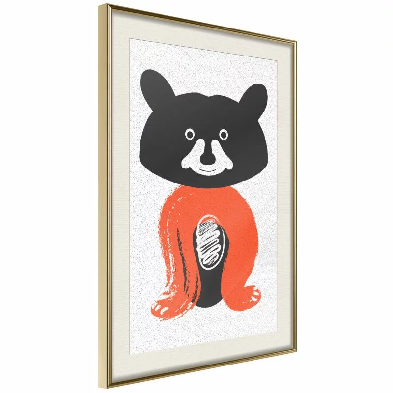 Plakat - Mały niedźwiadek