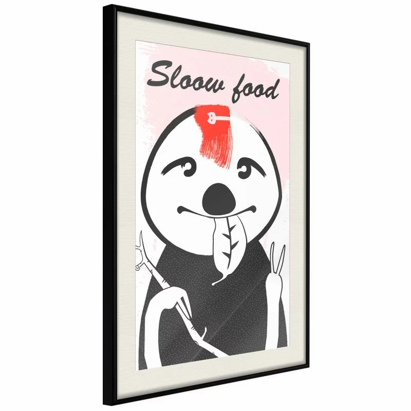 Plakat - Ulubione jedzenie leniwca - obrazek 1