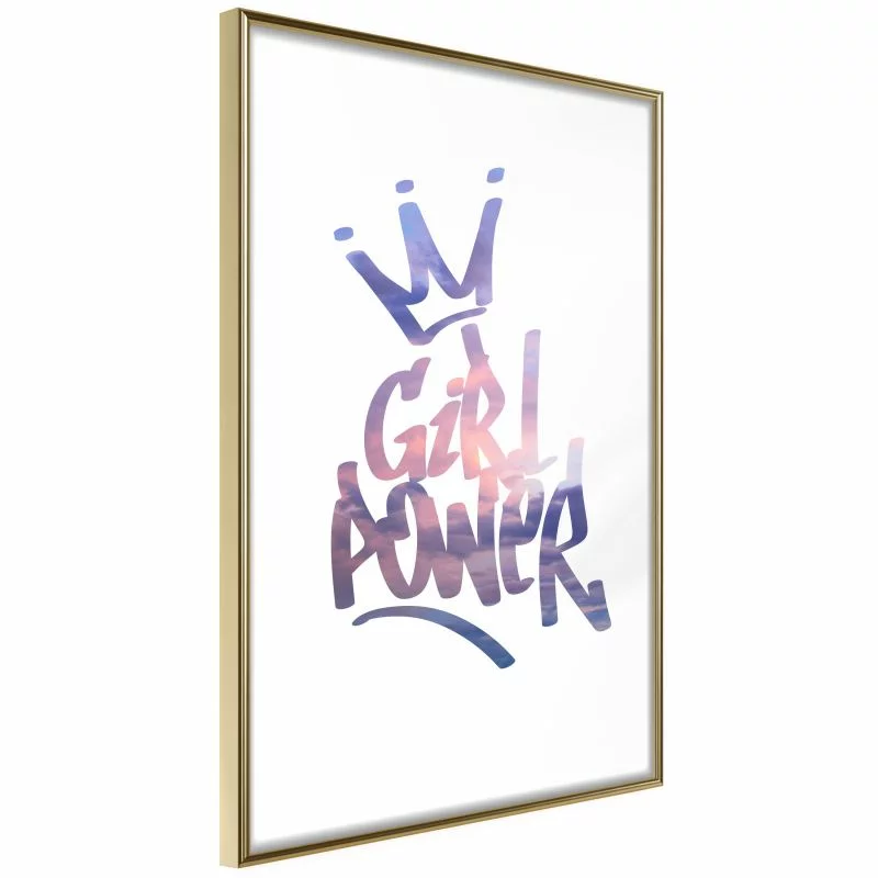 Plakat - Dziewczęca siła