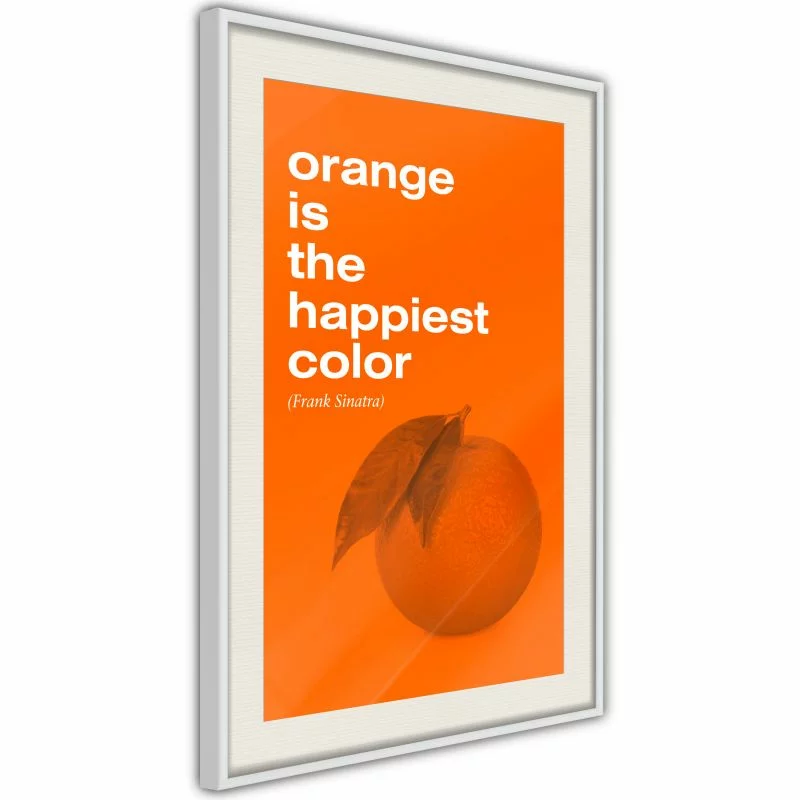Plakat - Kolor pomarańczowy