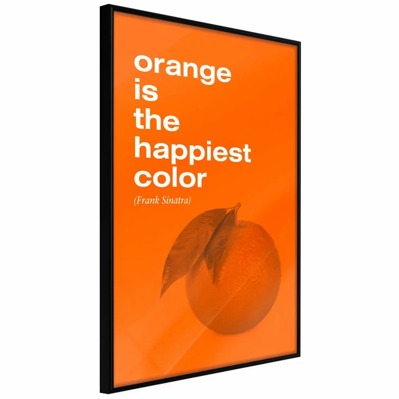 Plakat - Kolor pomarańczowy - obrazek 1