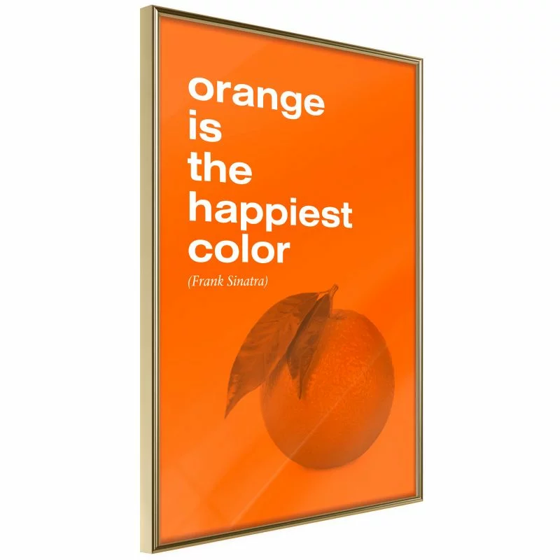Plakat - Kolor pomarańczowy