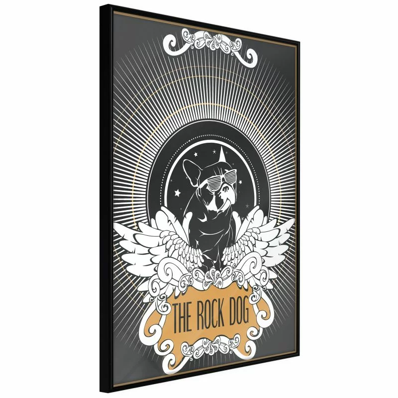 Plakat - Wyluzowany buldog - obrazek 1