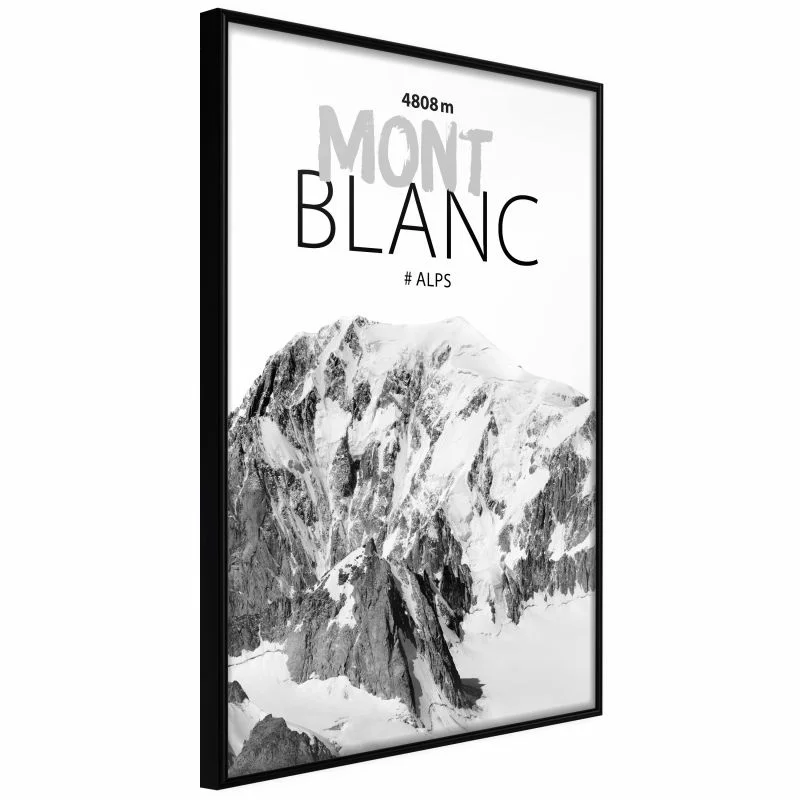 Plakat - Szczyty świata: Mont Blanc - obrazek 1