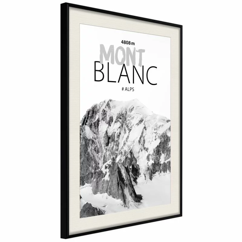 Plakat - Szczyty świata: Mont Blanc - obrazek 1