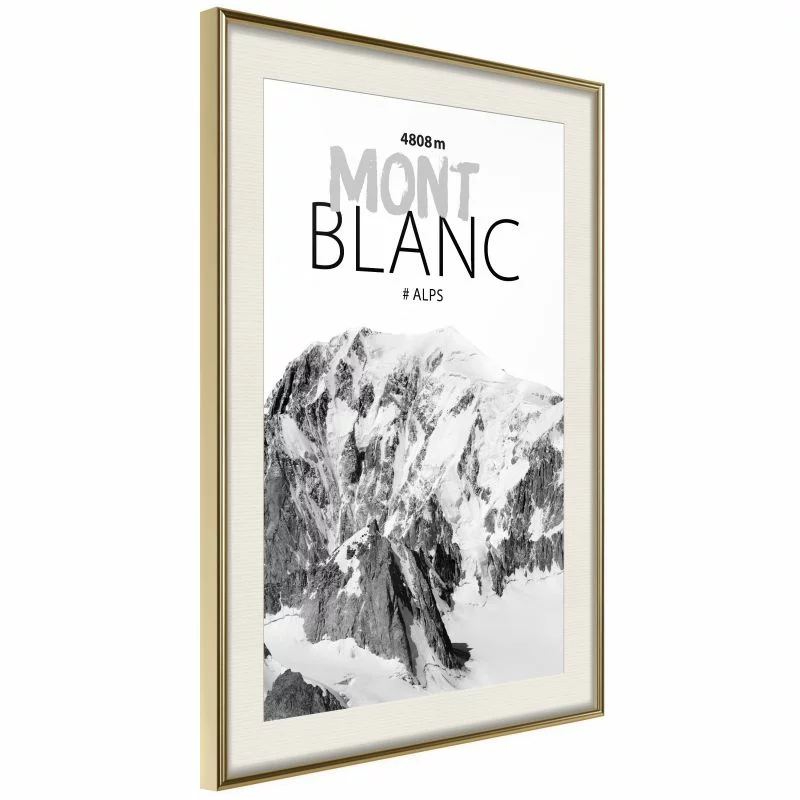 Plakat - Szczyty świata: Mont Blanc - obrazek 1