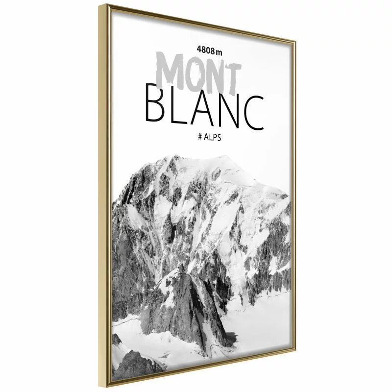 Plakat - Szczyty świata: Mont Blanc - obrazek 1