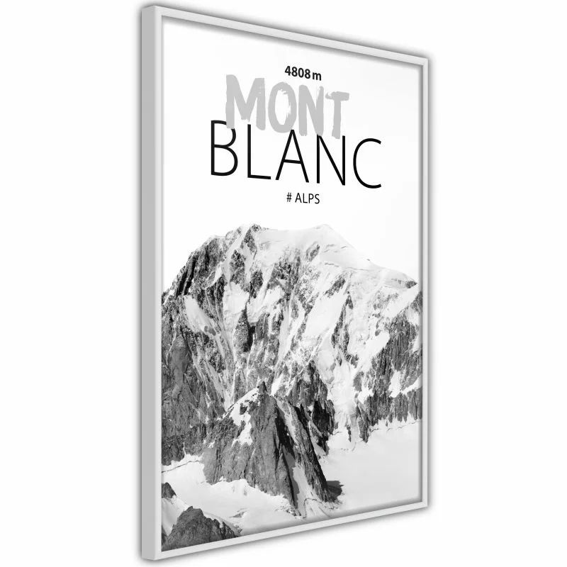 Plakat - Szczyty świata: Mont Blanc