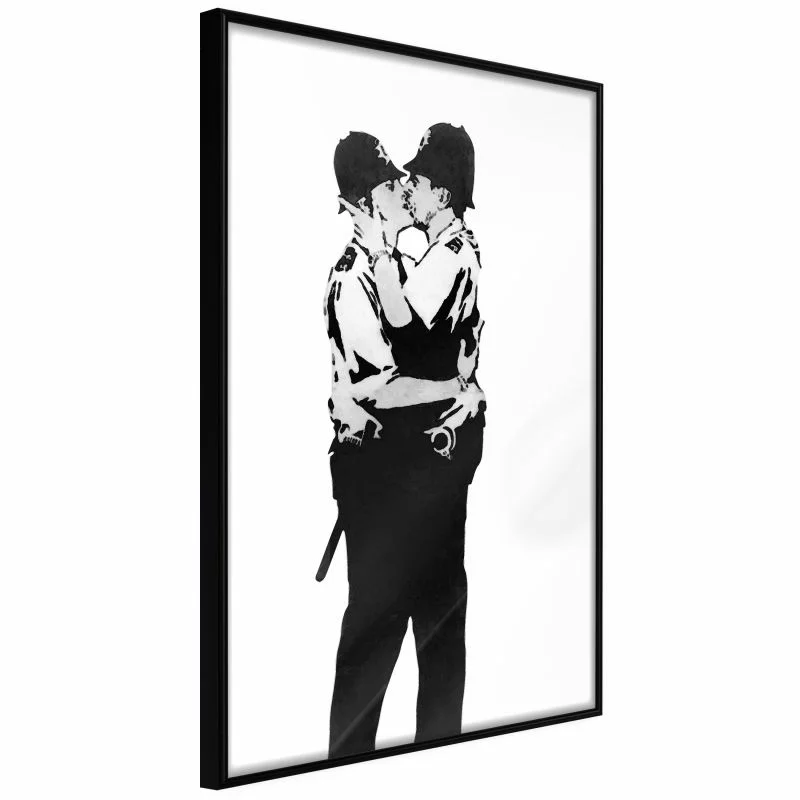 Plakat - Banksy: Kissing Coppers I - obrazek 1