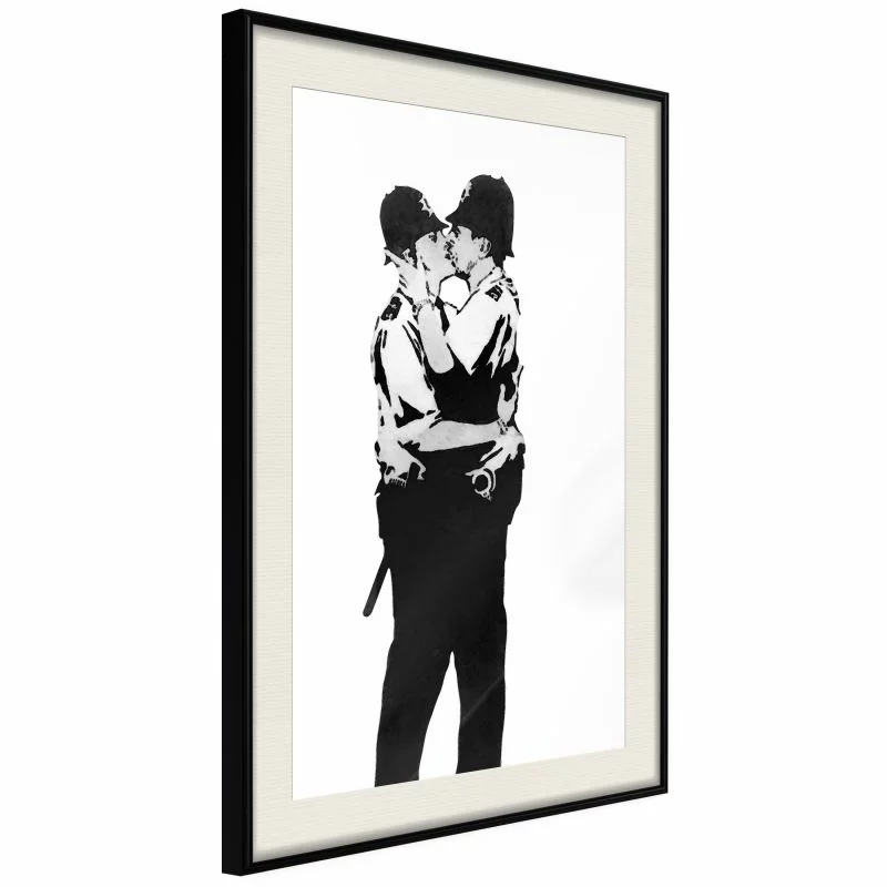 Plakat - Banksy: Kissing Coppers I