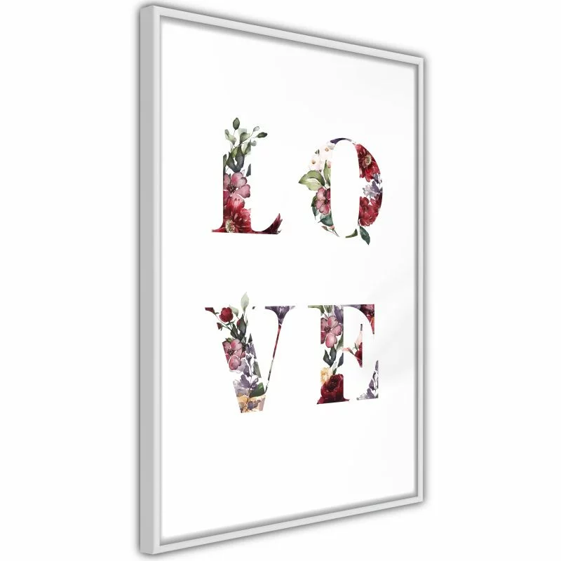 Plakat - Kwiatowe Love