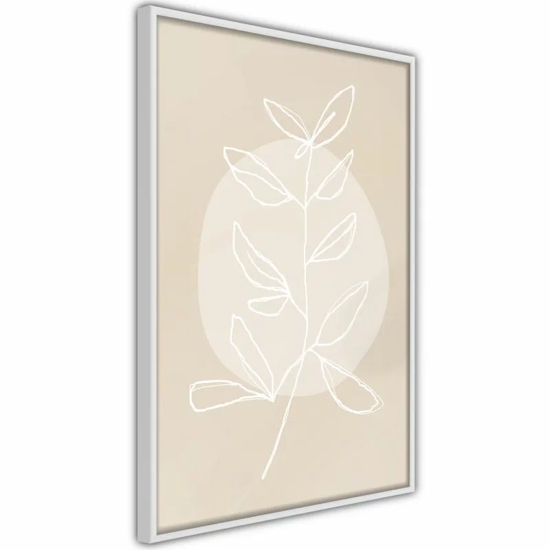 Plakat - Pastelowa roślina