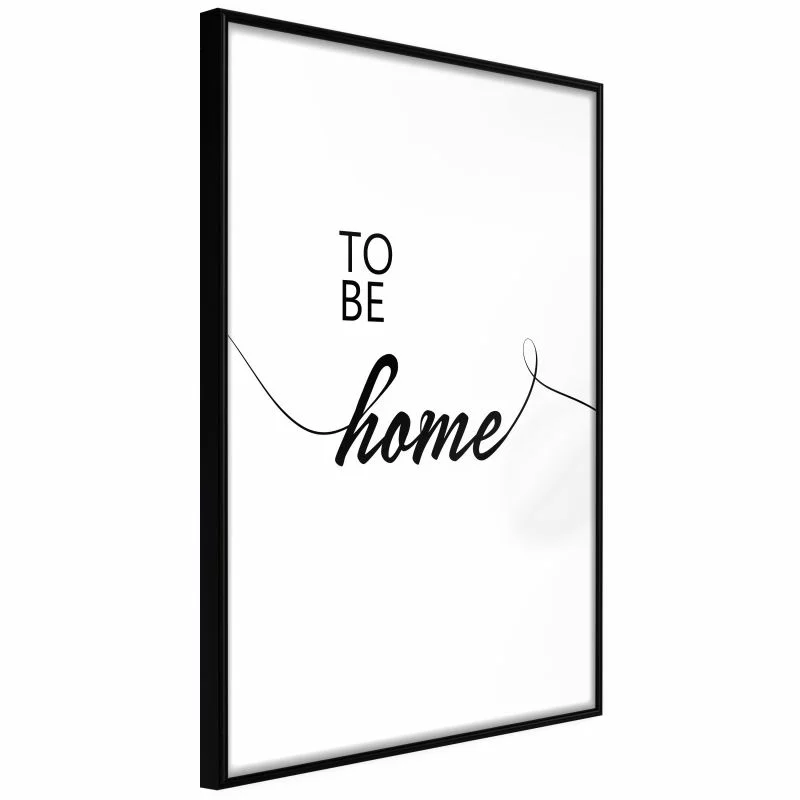 Plakat - Być w domu