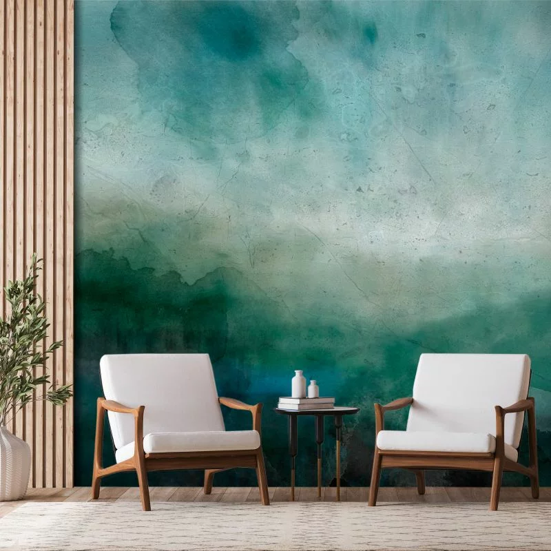 Fototapeta - Malachitowy pejzaż - obrazek 1