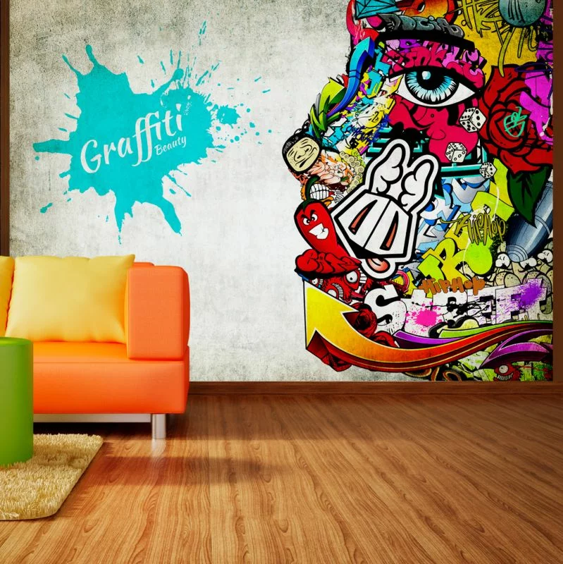 Fototapeta - Graffiti beauty - obrazek 1