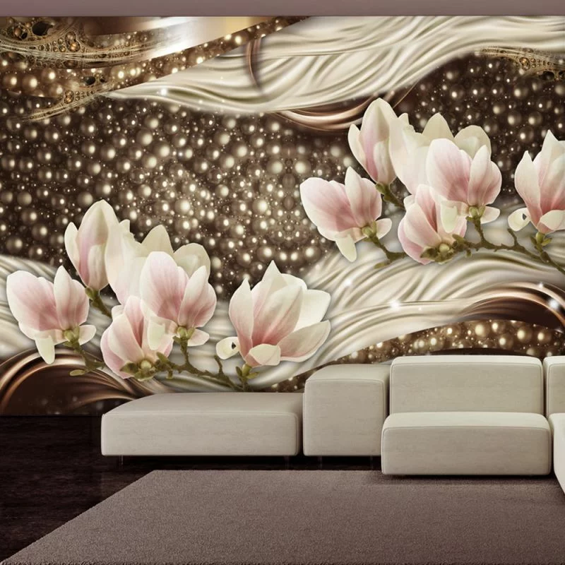 Fototapeta - Perły i magnolie - obrazek 1