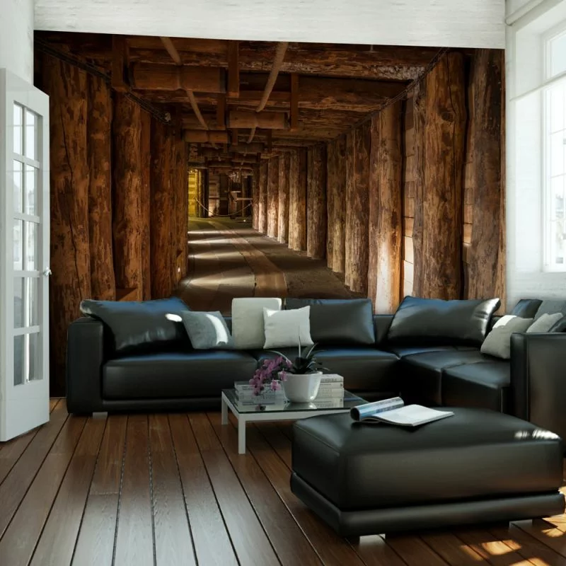 Fototapeta - Wooden passage - obrazek 1