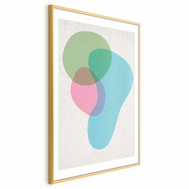 Plakat - Kolorowe plamy - obrazek 1
