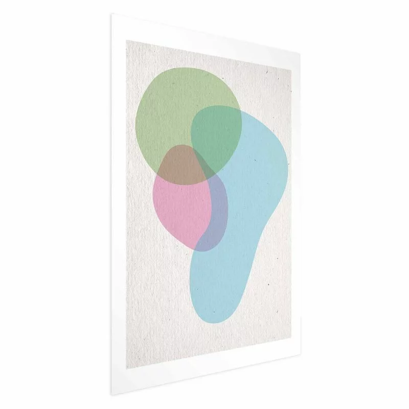 Plakat - Kolorowe plamy - obrazek 1