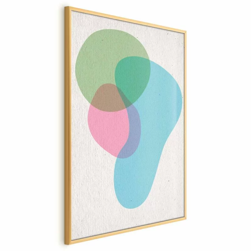 Plakat - Kolorowe plamy - obrazek 1
