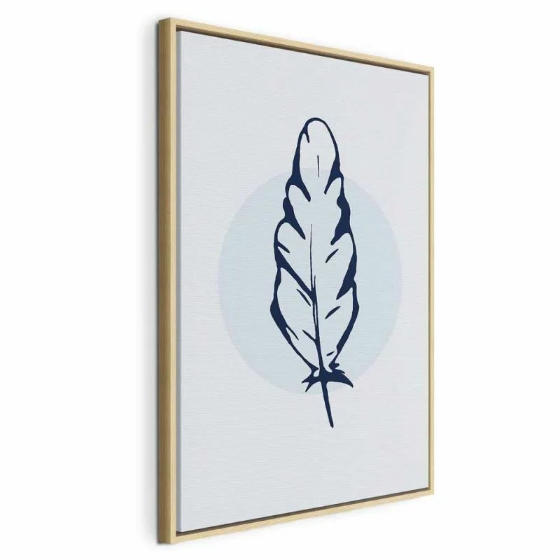 Obraz - Niebieskie pióro (1-częściowy) pionowy - obrazek 1