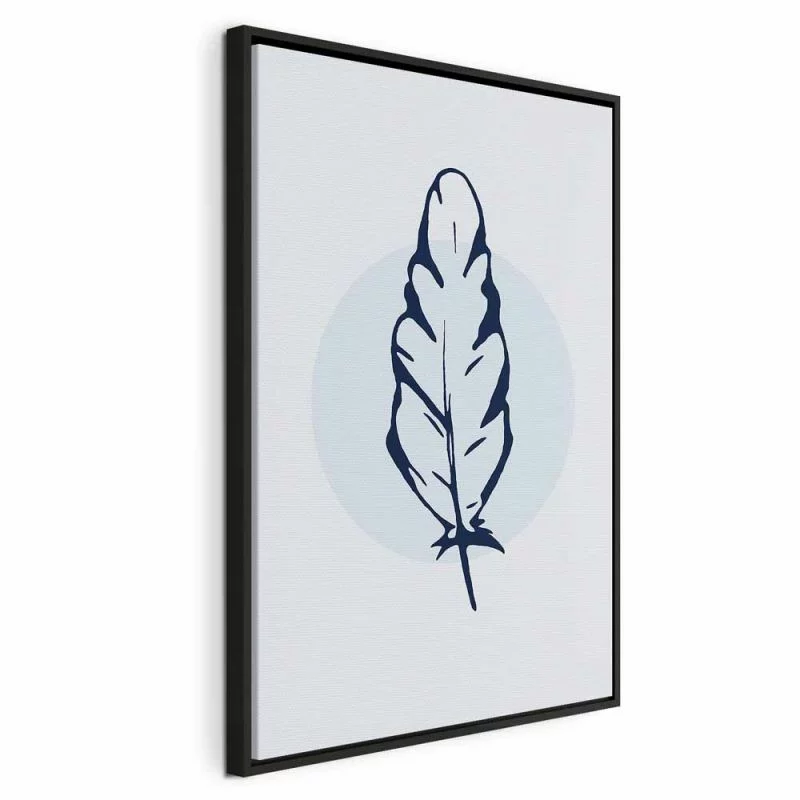 Obraz - Niebieskie pióro (1-częściowy) pionowy - obrazek 1